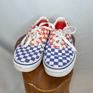 Vans multicolor checkerboard kids size 3